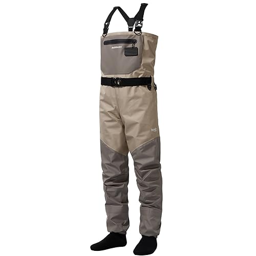 BASSDASH FW08 Men’s Breathable Waders Waterproof Fly Fishing Chest Fishing