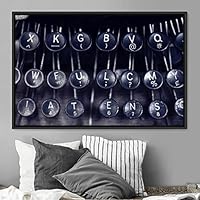 Framed Canvas Wall Art Pressed Quotes 3D Chic Inspirational Multicolor Pop Art Quotes Typography Ultra Whimsical - 16x24 inches