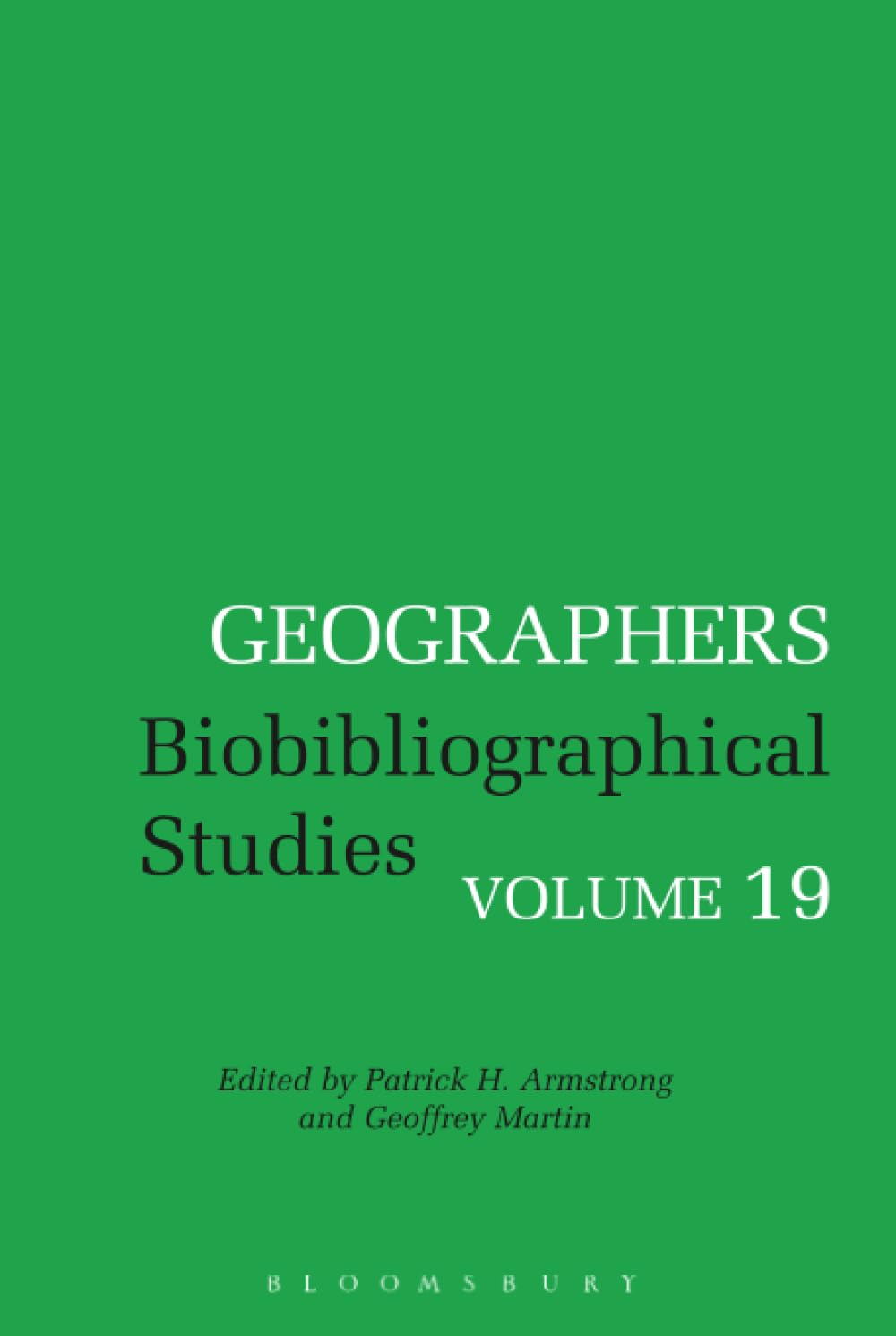 Buy Geographers: Biobibliographical Studies: v. 19 — BookShops.in