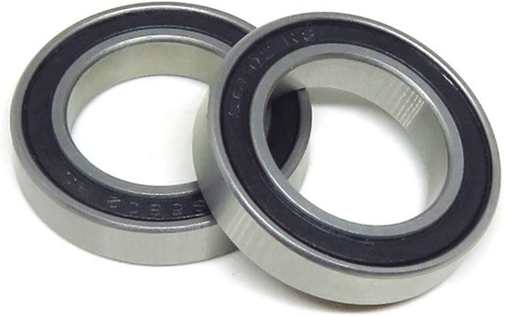 LANGshaw 10pcs 6802 2RS 15x24x5 mm Bicycle Hub & Bottom Ball Bearing 6000 6001 6803 6804 6805 6806 6900 6901 6902 6903 6904 RS Leisurely (Color : Silver, Outer Diameter : 10pcs 6901RS 12x24x6)