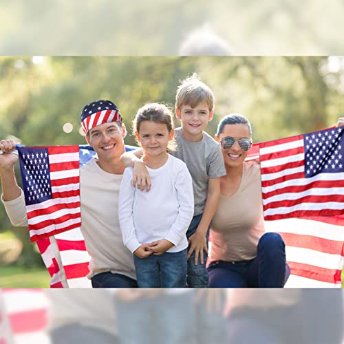 Foaincore American Flag Costume Set American Flag Cape With Sleeves Classic Flag Quick-Drying Pirate Hats American Flag Novelty Decorative Sunglasses Accessory For 4Th Of July Independence Day Theme #TOP6