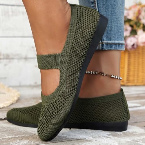 Chaussures plates pour femmes légères avec semelle antidérapante - 3