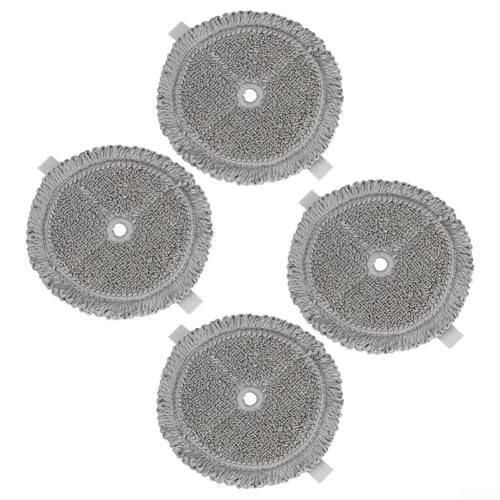 Mikrofaser-Wischpads kompatibel mit Bosch BCS71HYG1, BCS712HYG5, BBS71BHYG; wiederverwendbare waschbare Reinigungstücher für harte Böden (4 Stück)