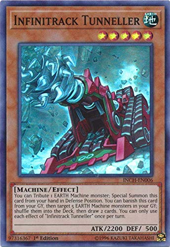Amazon.com: Yu-Gi-Oh! - Infinitrack Tunneller - INCH-EN006 - Super Rare -  1st Edition