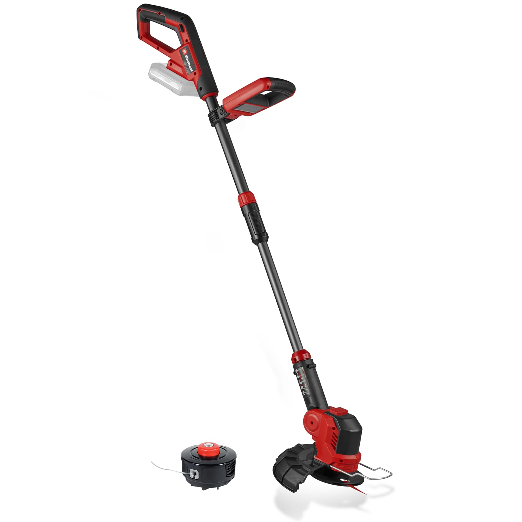 Einhell Akku-Rasentrimmer GE-CT 18/25 Li-Solo Power X-Change (18 V, 25 cm Schnittbreite, dreh- und neigbarer Motorkopf, inkl. 20x Kunststoffmesser & Fadenkopf, ohne Akku)