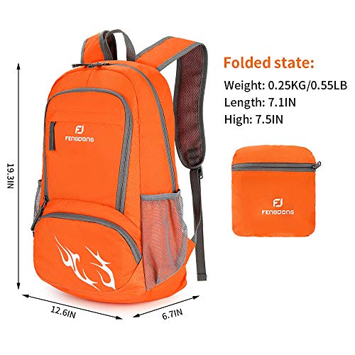 35L Lightweight Foldable Waterproof Packable Travel Small Hiking Backpack Daypack for men women - Image 3