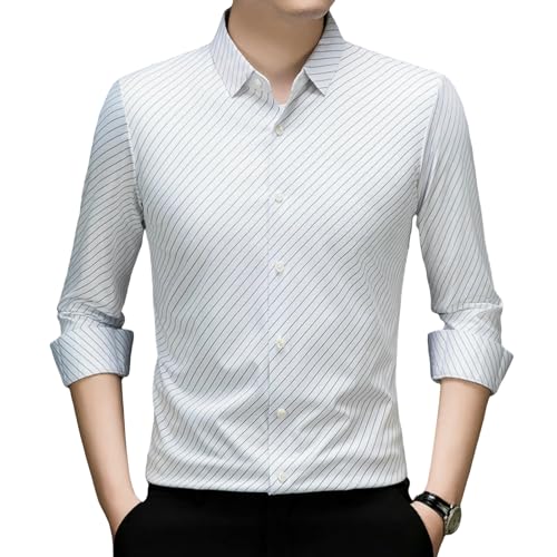 Chemise à manches longues homme idéale pour les réunions de bureau au quotidien
