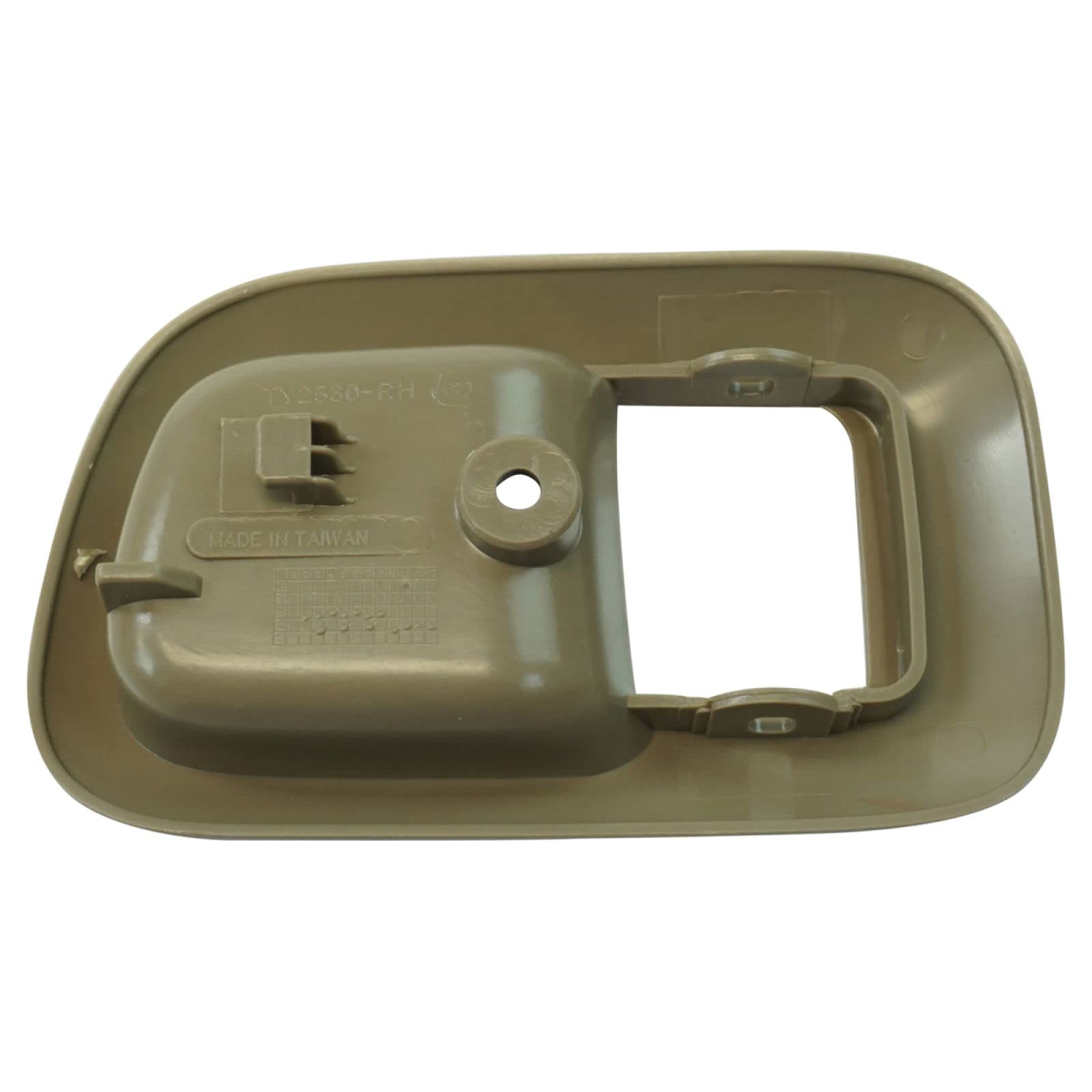 TRQ Maniglia portiera lunetta interna beige marrone chiaro anteriore destro lato passeggero compatibile con Toyota Sienna