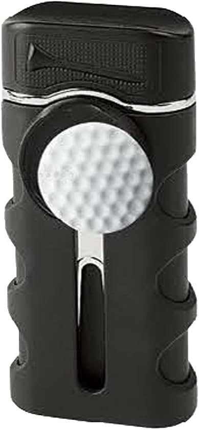 Caddie High Quality Wind-resistant Single Flame Torch Cigar Lighter - Black Matte