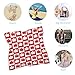 Canada Day Maple Leaf Square Silk Scarf for Women Fashion Neck Hair Wrap Head Scarves Bag Decoration 27''x 27'', 0ne size