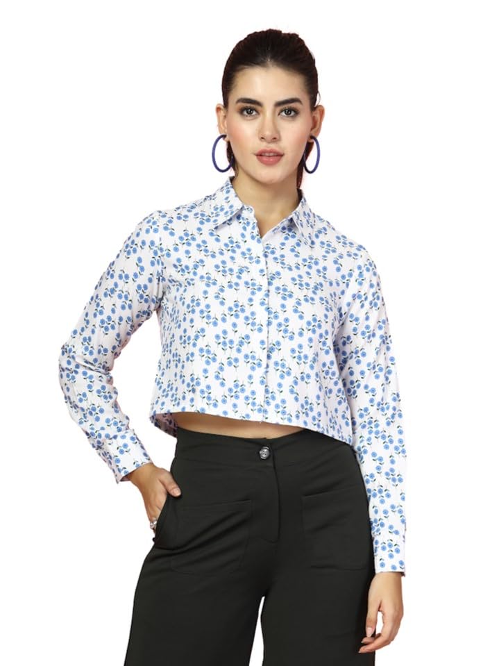 Image of OOMPH! Casual Crop Shirts for Women