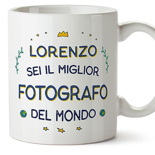 Mugffins Tazza Personalizzata in ceramica per FOTOGRAFO uomo 11 oz
