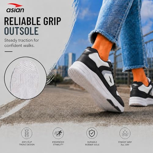 Image of ASIAN Petal-01 Women's Chunky Casual Sneakers | Memory Foam Comfort, Breathable Upper & Shock-Ready Sole | Ideal