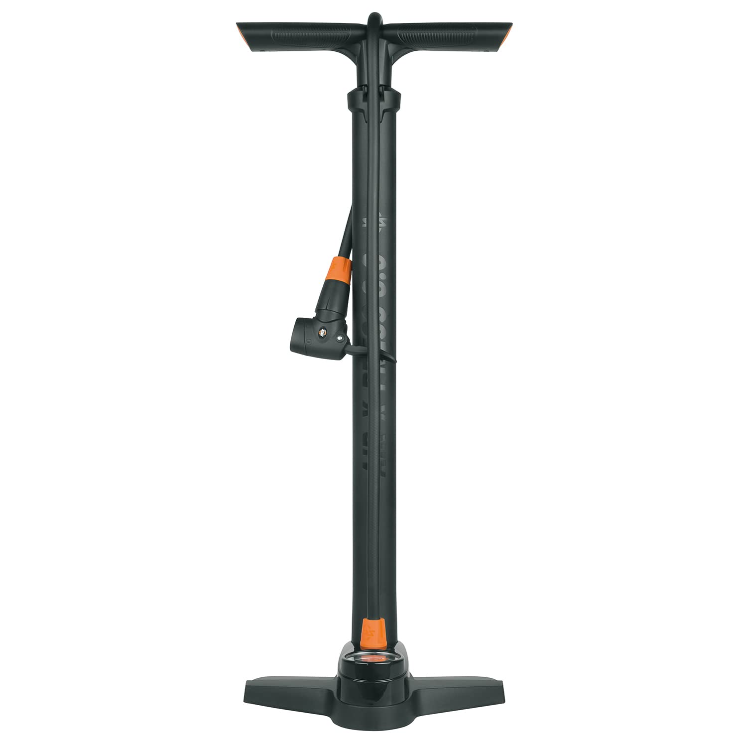 SKS X-Press 8.0 Pompka Stojąca Ręczna, Czarna/Pomarańczowa, 600 mm | Pompy rowerowe naziemne