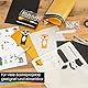 OfficeTree 30x Bögen Glitzer Moosgummi 2mm - Moosgummi Platten A4 - Moosgummi Glitzer - Schaumgummi Basteln - Schaumstoff zum Basteln - Glitzermoosgummi A4 für DIY Bastelarbeiten