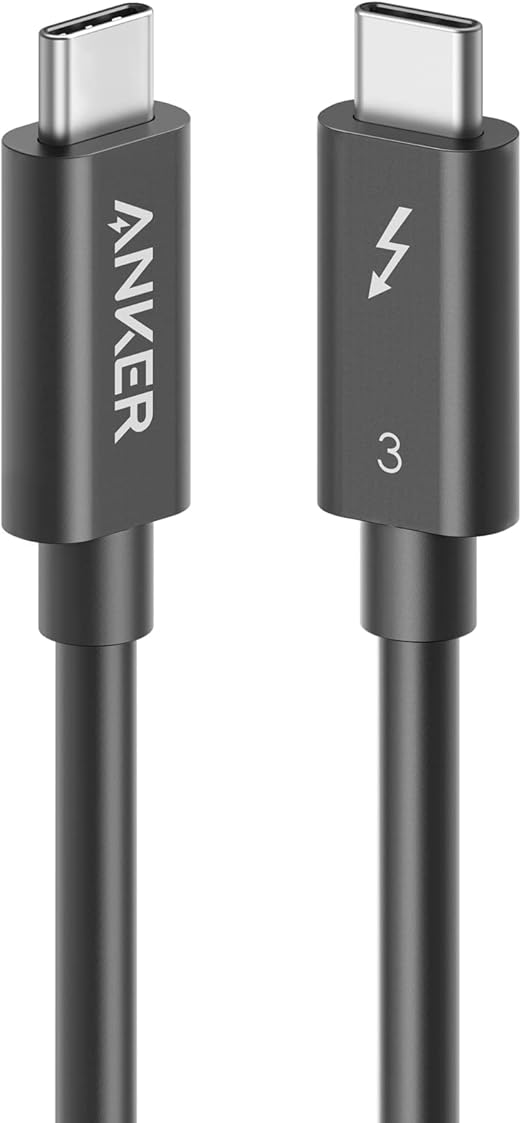 Anker [Intel Certified Thunderbolt 3 Cable 1.6 ft (USBC to USBC