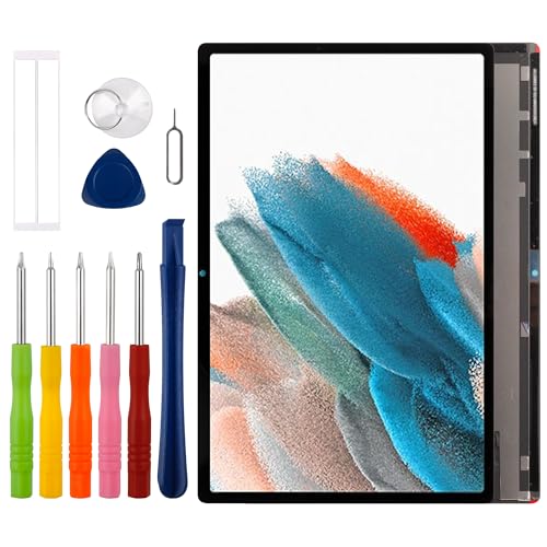 Duotipa Pantalla LCD de 10,5 pulgadas compatible con Samsung Galaxy Tab A8 10.5 (2021) X200/X205...