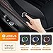 Coverado Winter Car Seat Cushion, Comfort Fuzzy&Leather Car Seat Protectors, No Slip Front Seat Cover Universal Fit Most Cars, SUV, Trucks 1PCS (Black)