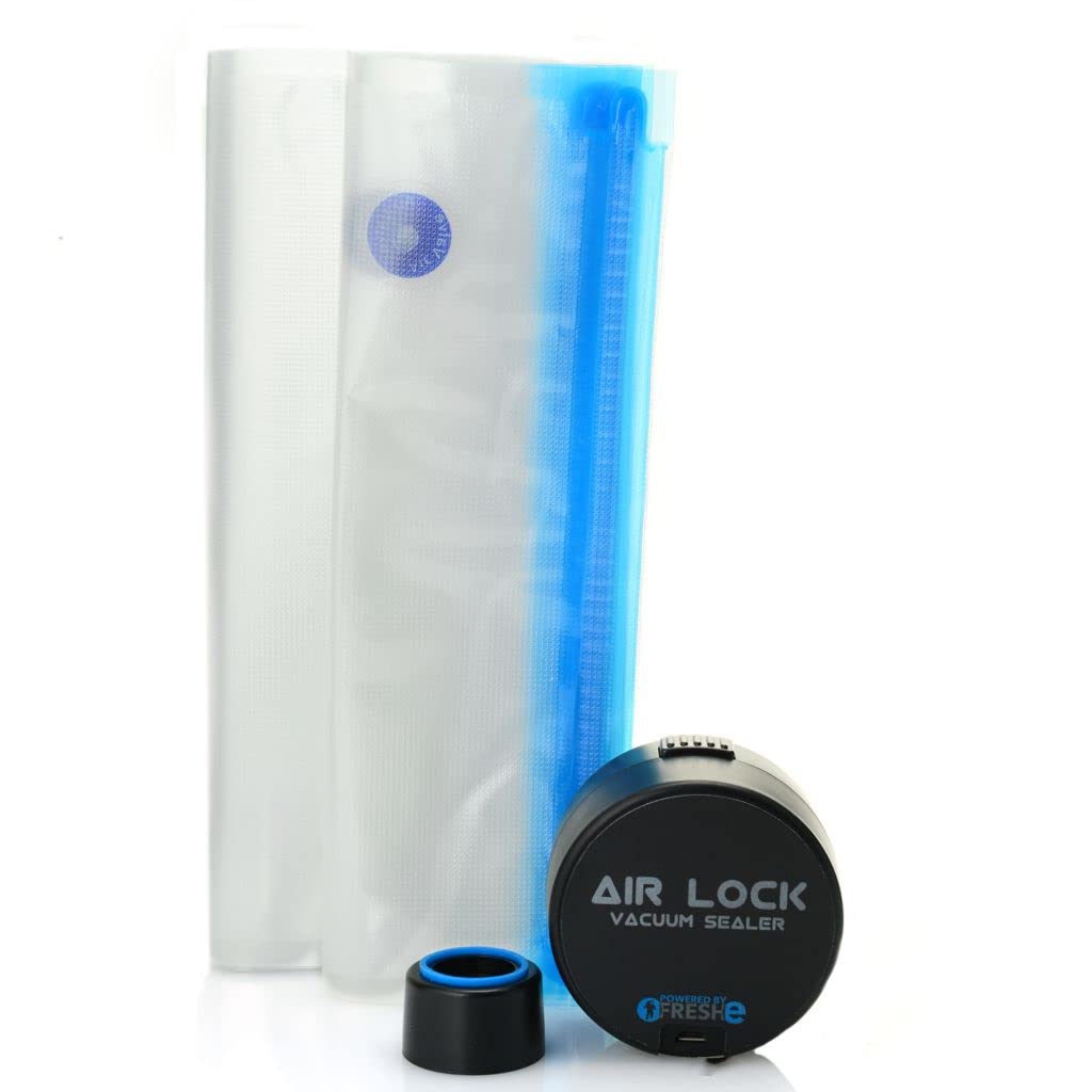 AIR Lock Vacuum Food Sealer - FRESHeTECH (Vacuum + 4 Bags)