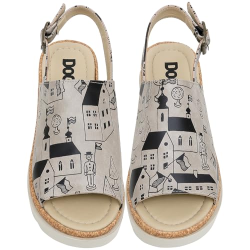 Image of DOGO Platform Sandals Women - Vegan and Handmade Wedge Sandals for Women