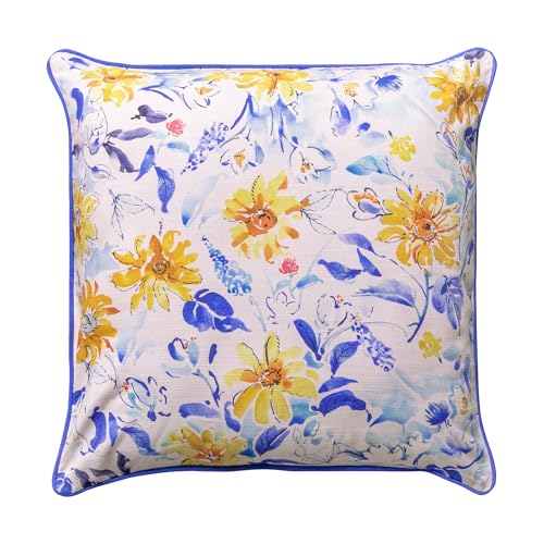Maison d' Hermine Throw Pillow Covers 100% Cotton (18" x 18" - Pack of 1)