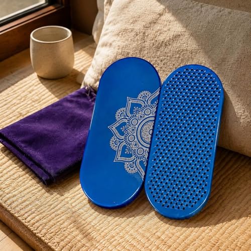 Tabla de meditación de madera predolo con clavos para bienestar natural 2