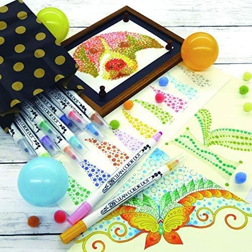 Miniatura 2 de Kuretake Zig 4 Clean Colour Dot Pen Set, ZZZZ-S, Multi