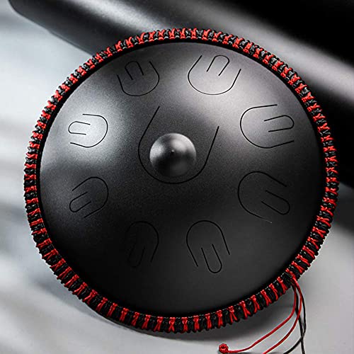 n.g. Daily Equipment 14 Inch 9 Note D Minor Handpan Percussion Instrument Hand Drum for Yoga Meditation Beginners