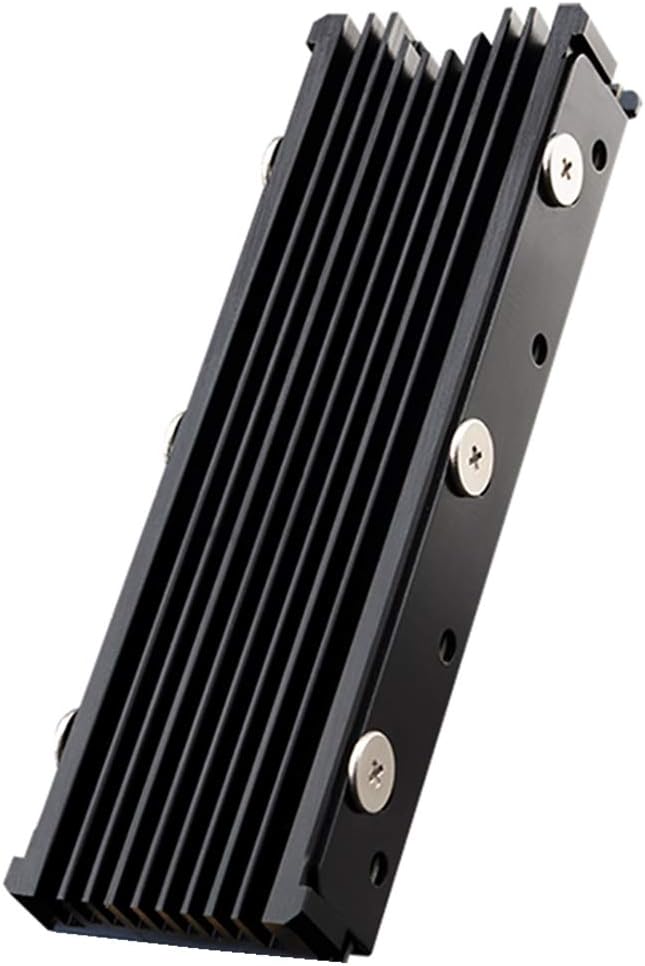 M.2 Heatsink NVMe 2280 PS5 SSD Heat Sink Computer PC PCIE M2 SSD Cooler for Samsung 980 970 EVO Plus SN850 SN750 SN570 Firecuda 530, Black