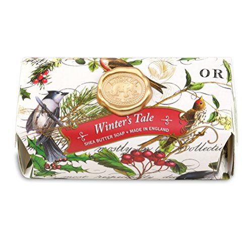 Michel Design Works Oversized Triple Milled Bath Soap Bar, Winter's Tale, Large, 8.7 Ounce