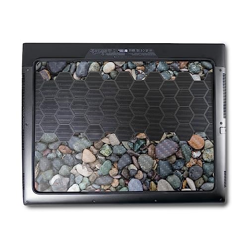 Image of MightySkins Carbon Fiber Skin Compatible with Alienware M18 R1 (2023) Full Wrap Kit - Riverbed | Protective, Durable Textured Carbon Fiber Finish | Easy to Apply & Change Styles | Made in The USA