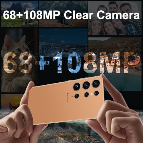 Image of BXV I25 Ultra 16+512GB Smartphone - 7000mAh Battery, 6.99-inch Display, Built-in Pen, Android 14, Snapdragon 8 Gen3, 68MP+108MP Camera Outperform Competitors in Speed & Power (Titanium Orange)