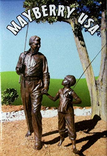 Imán decorativo Mayberry USA North Carolina miniatura 1