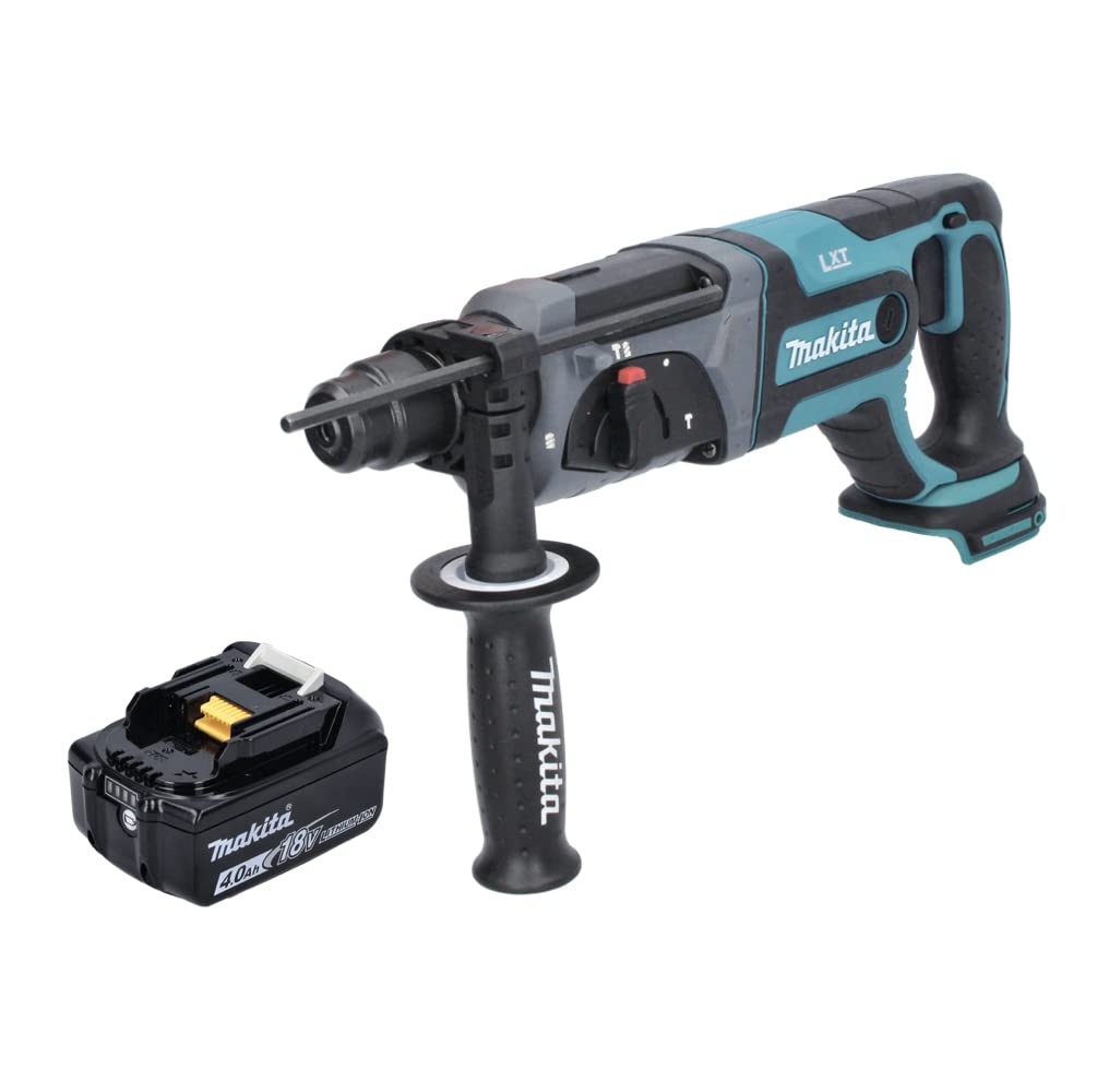 Makita DHR 241 M1 akumulatorowy młot udarowo-obrotowy 18 V 2,0 J SDS plus + 1 x akumulator 4,0 Ah – bez ładowarki