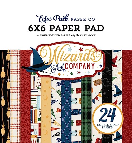 Echo Park Double-Sided Paper Pad 6"X6" 24/Pkg-Wizards & Company
