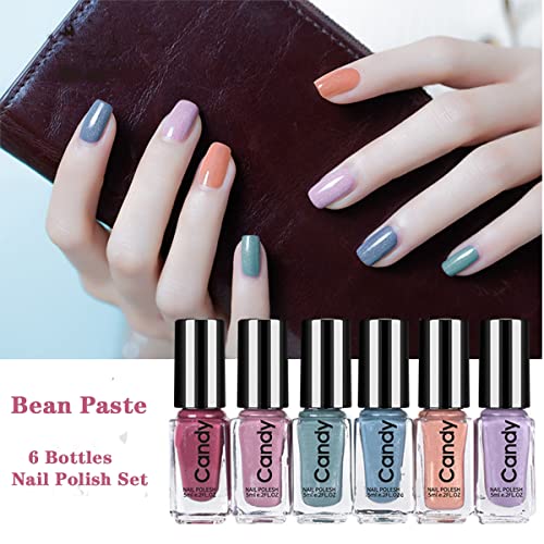 Tophany Nail Polish Set Quick Dry Long Lasting And Not Easy To Peel Off Nail Polish Nail Art For Women And Girls(6 Bottles) #TOP1