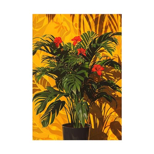Toile non tissée premium avec impression d'art abstrait moderne pour decoration murale
