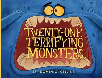 Paperback Twenty-One Terrifying Monsters Book