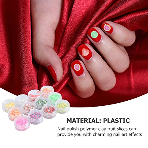 Lurrose - Set di 12 decorazioni per nail art a