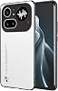 EASSGU Phone Case for NothingPhone (4a) Pro (6.83 Inches), Leather Back Business Style Phone Case - White