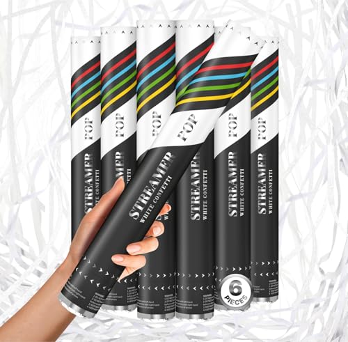 White Streamers Cannon – Handheld 16