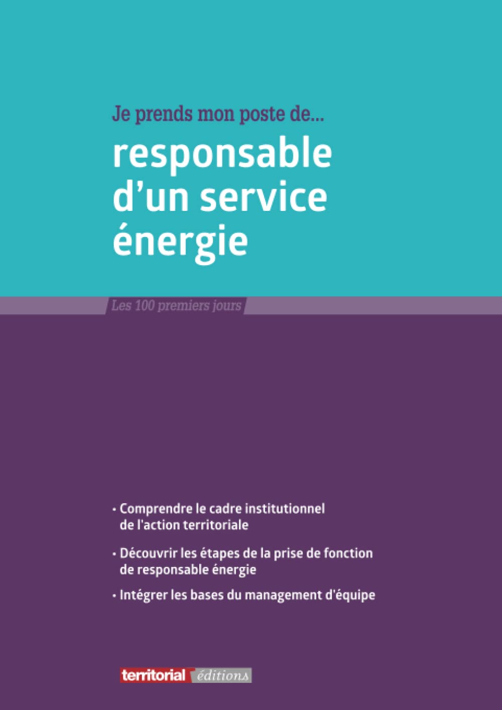 Je prends mon poste de responsable d'un service énergie (Les cent premiers jours)