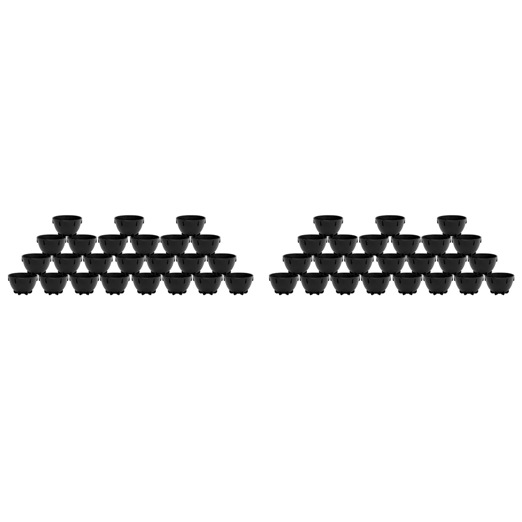 Hndhbfgrt Coffee Cupping Bowls 200ml for 12g Coffee Grinds&200g Boiling Water Stackable Coffee Bowls for Coffee Enthusiasts 48PCS