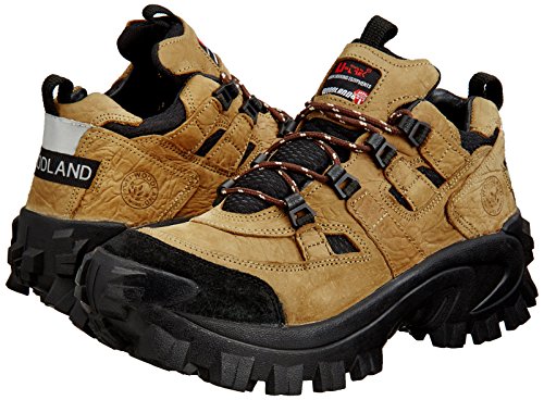 Image of Woodland Men's Camel Leather Boots - 7 UK /India (41 EU) (G 40777Y15 WD)