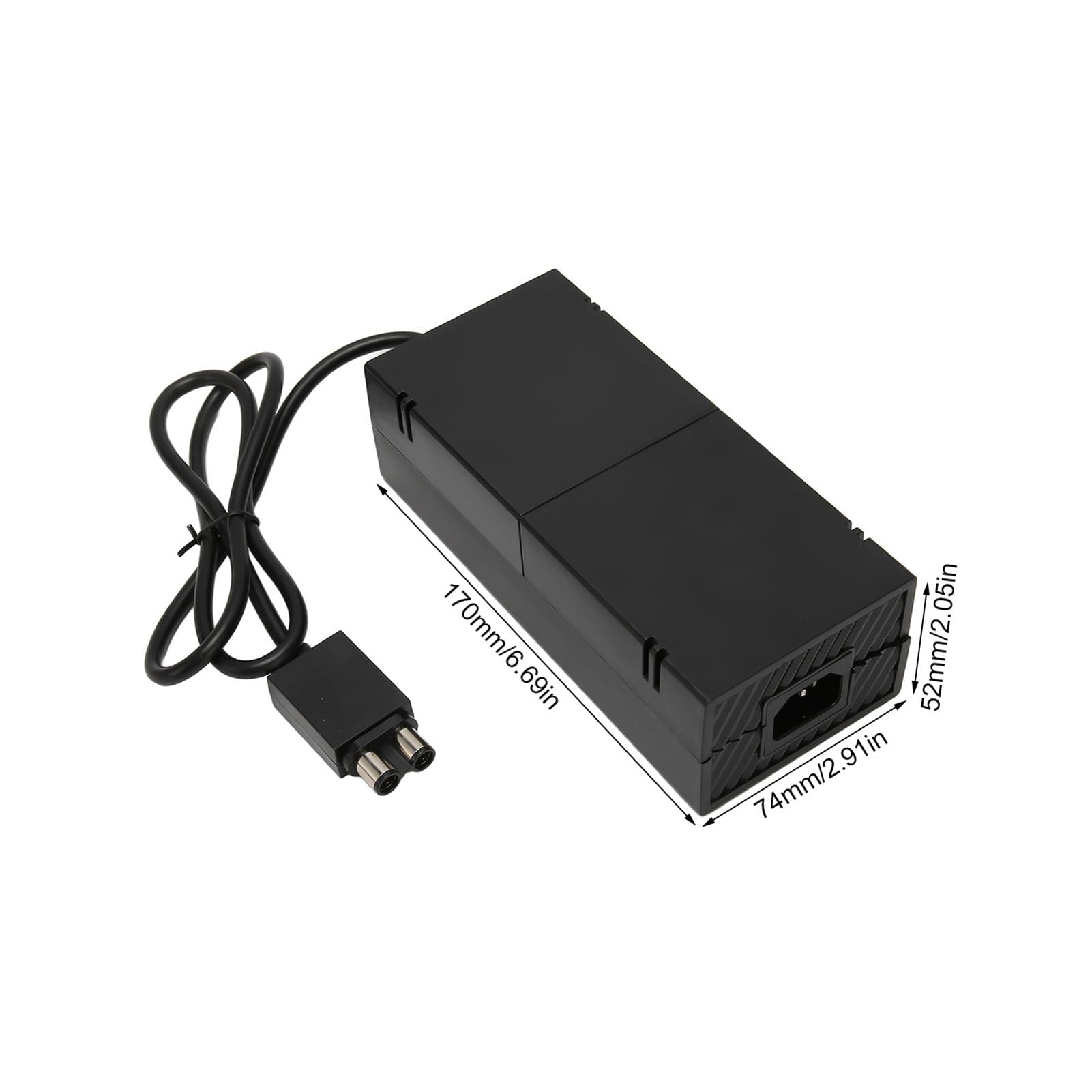 Alimentatore per One, Adattatore per Alimentatore di Ricambio per Cavo CA con Doppi Indicatori LED per Console One, Adattatore per Caricatore di Alimentazione (Spina UE)
