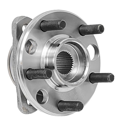 Image of Detroit Axle - 2 Front Wheel Bearing Hubs for Chevy Cavalier Skyhawk Firenza Cadillac Cimarron Pontiac J2000 Sunbird, Wheel Bearing and Hubs Assembly Replacement Pair Hubs