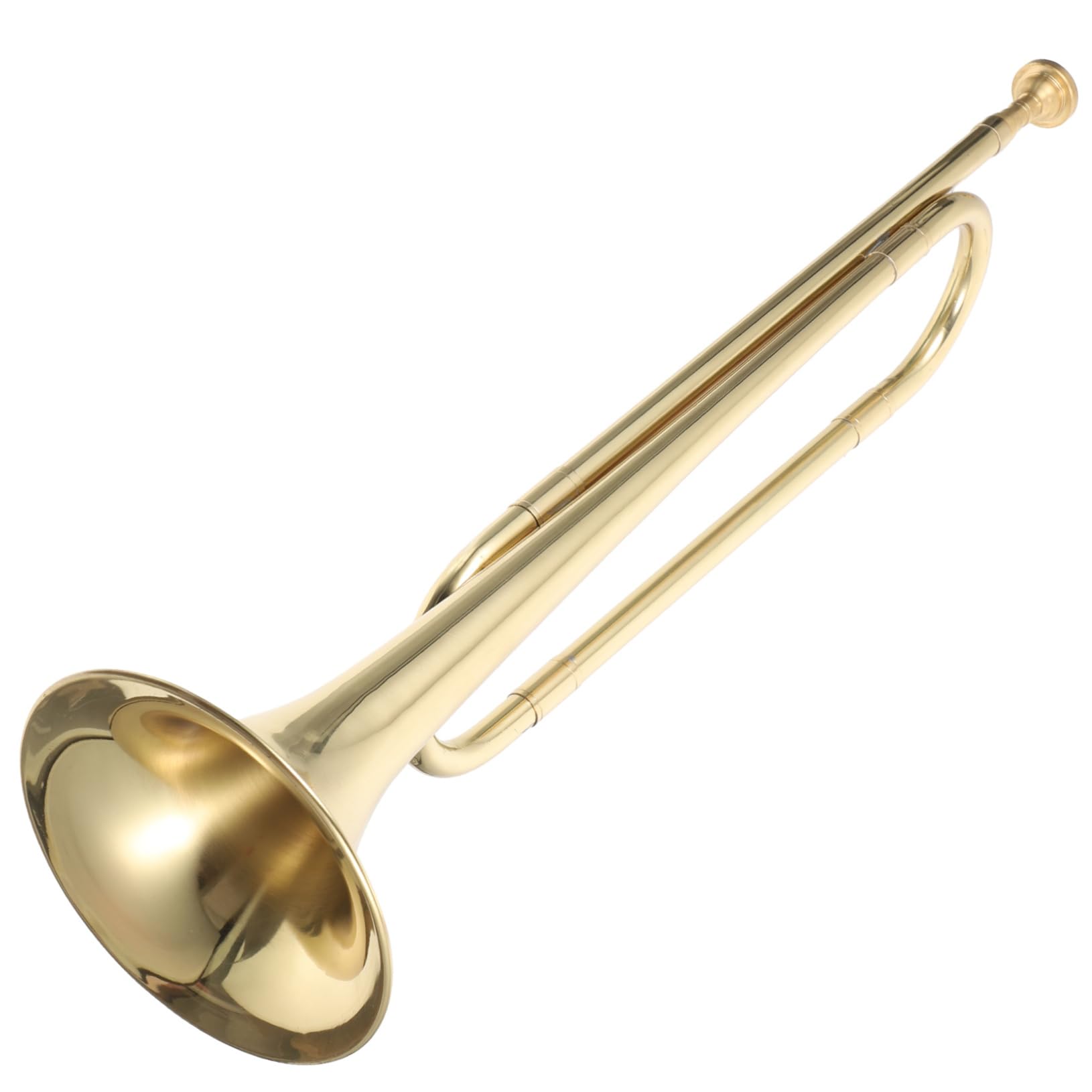 FRCOLOR Strumento Musicale Tromba in Si Bemolle in Ottone Design Creativo e Decorazione Artistica per Studenti e Principianti
