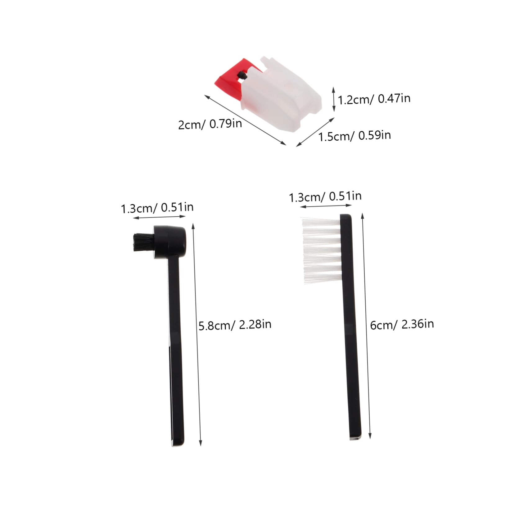 Ipetboom Turntable Record Player Cleaning Brush Stylus Cleaner Vinyl Record Brush Perfect for Home Office Cafe