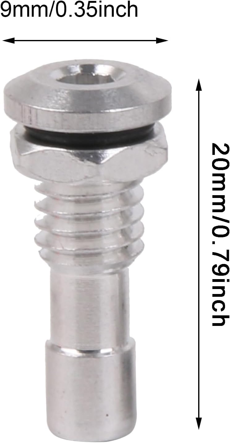 Mxfans 4X Outlet Nozzle Water Valve M6 Silver for RC Boat DIY Connecting