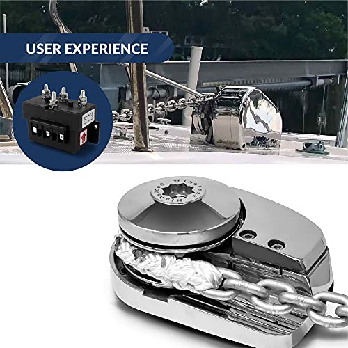 Five Oceans Fo3292 Dual Direction Reversing Windlass Solenoid, 2-Wire Motors, 12 Volts, Up To 1500 Watts, Built With Grade Marine Materials, Easy Installation #TOP5